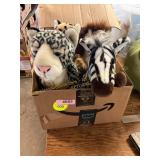Zebra, Cheetah, Leopard, Lion Plushes