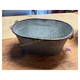 Galvanized Metal Beverage Tub with Handles