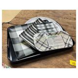 Various Black + White Serving Trays