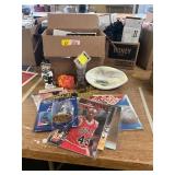 Signed Football Bobblehead Magazines Miscellaneous