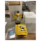 Iowa Herky Bobblehead + Cards