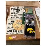 Hawkeye Golf Set, Paper Ads, Iowa Driving Guides