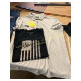 XL Ariat Graphic T, Bolle Golf Shirt