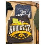 2ct XL Graphic T s (Good Time + IA Football)