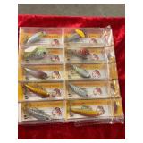 10pc Hooked Minnow Bass Lures