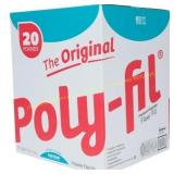 Poly-fil Premium Polyester Fiber Fill, 20 lb