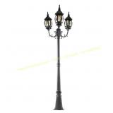 LUTEC 82.68" H Aged Iron Post Light (Hardwired)