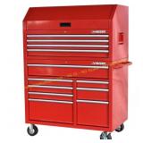 Husky 42in 12-Drawer Tool Chest/Rolling Cab Red (N