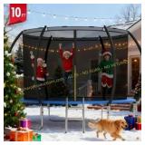 FUNTOK Trampoline with Enclosure Net