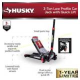 Husky 3-Ton Low Profile Floor Jack HD00120N