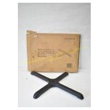 5 ct. Textured Cast Iron Table Base 24" Across 3"