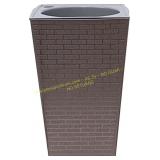 2ct Square Planter, Brown