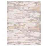 Abstract Ivory/Gray 8 ft. x 10 ft Rug