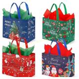 YANGTE Christmas Gift Bag with Handle