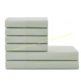 Hotel Style 6-Piece 1000 TC Bed Sheet Set, Queen