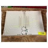 Folding storage bins with wheels