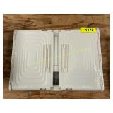 Folding storage bins with wheels