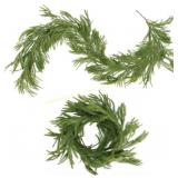 Norfolk Pine Christmas Garland, 6FT Artificial