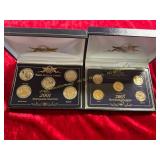 2001+ 2003 24k Gold Plate USA State Quarters