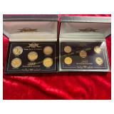 2001+ 2003 24k Gold Plate USA State Quarters