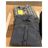 2ct Men s Med Long Sleeve Button Down Shirts
