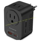 220V-110V 20W PD Converter USB-C/USB-A