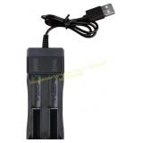 18650 Battery Charger Black 1-4 Slots