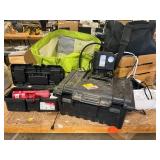 Air Compressor, Toolboxes, Bags, Misc