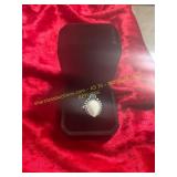 Ladies Teardrop Gemstone Ring Size 6