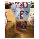 Cliff crunchy Peanut Butter/Chocolate Chip Bars