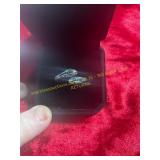 Ladies Snake Blue Gemstone Ring Size 6