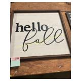 Hello Fall Wall Hanging