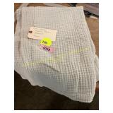 Tan Colored Muslin Throw Blanket