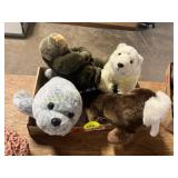 Polar Bear, Seal, Otter + Walrus Plush
