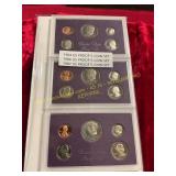 1984,  86-87 Proof Coin Sets