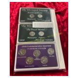 2004 +  05 Ocean In View,  00 Platinum 25c Set