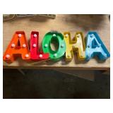 Lighted Aloha Sign