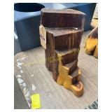 11in Carved Cedar Steps