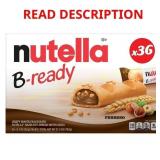 Nutella B-Ready Crispy Wafers, 0.7 oz.