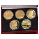 The Last Supper Medals 24k Gold over Copper