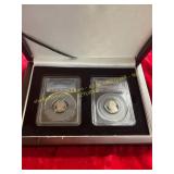 1995s US Proof 10c,2001s US Proof 5c