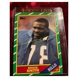 1986 Topps Bruce Smith RC HOF