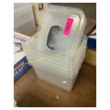 6 ct. small storage containers with lids