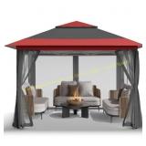 Crown Shades 11x11 Mega Shade Red/Grey