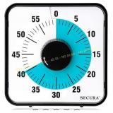 Secura 60-Minute Visual Countdown Timer Blue