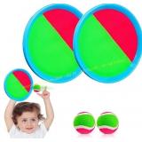 Toss and Catch Ball Set - 8" Paddle Toy (Blue)