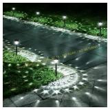 Solar Lights 10 Pack, Dusk to Dawn Lighting