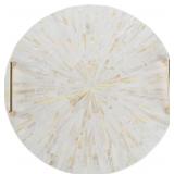 PEMAR Pearl Tray, 13" Round with Handles