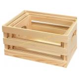 Wooden Pallet Crates Nesting Trays (3 pcs)