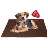 3 ct. Ariika Washable Pet Mat Brown